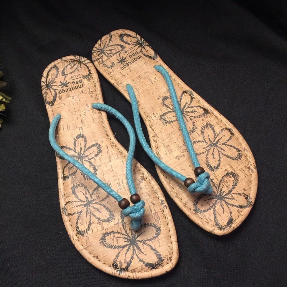 Montego Bay Club Sandal-Blue rope-Size: 9-10‎